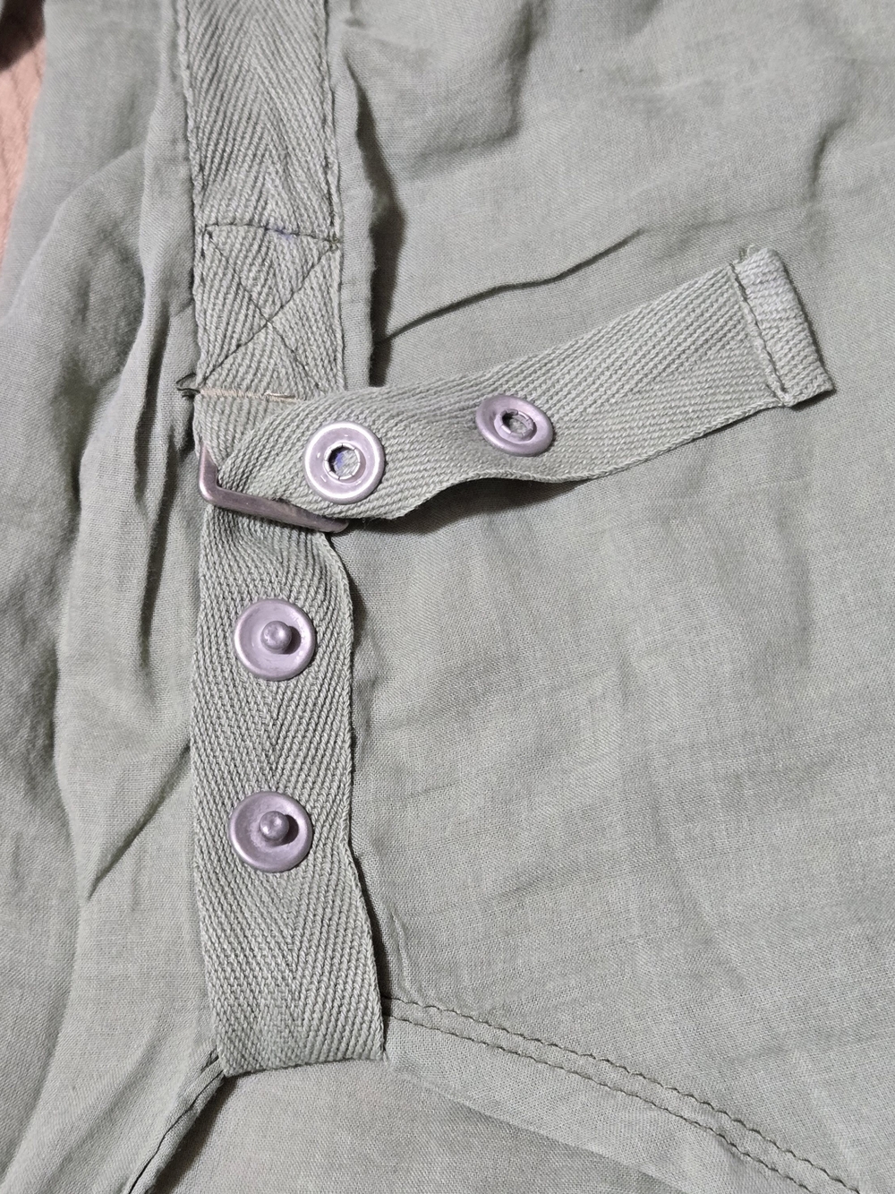We The Free Quilted-Yoke Button-Down Shirt - Sage Green - Picture 6 of 9